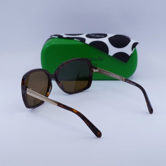 Kate Spade DARILYNN/P/S 0CX4 VW Butterfly Sunglasses - Havana / Brown Polarized main image 9